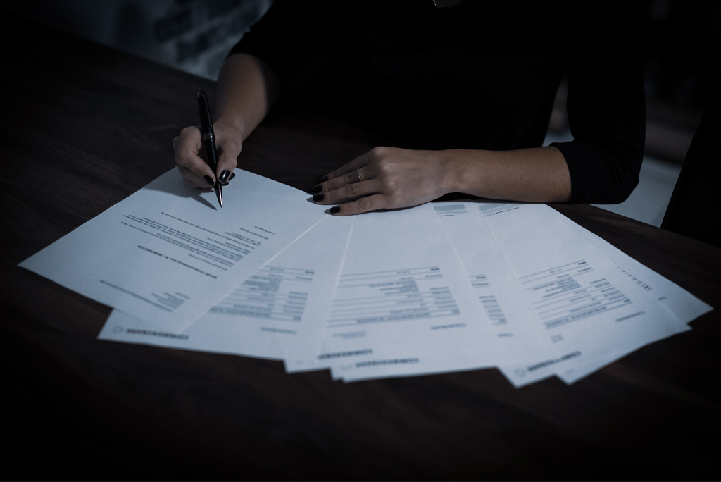 Accountant Paying Big Bills