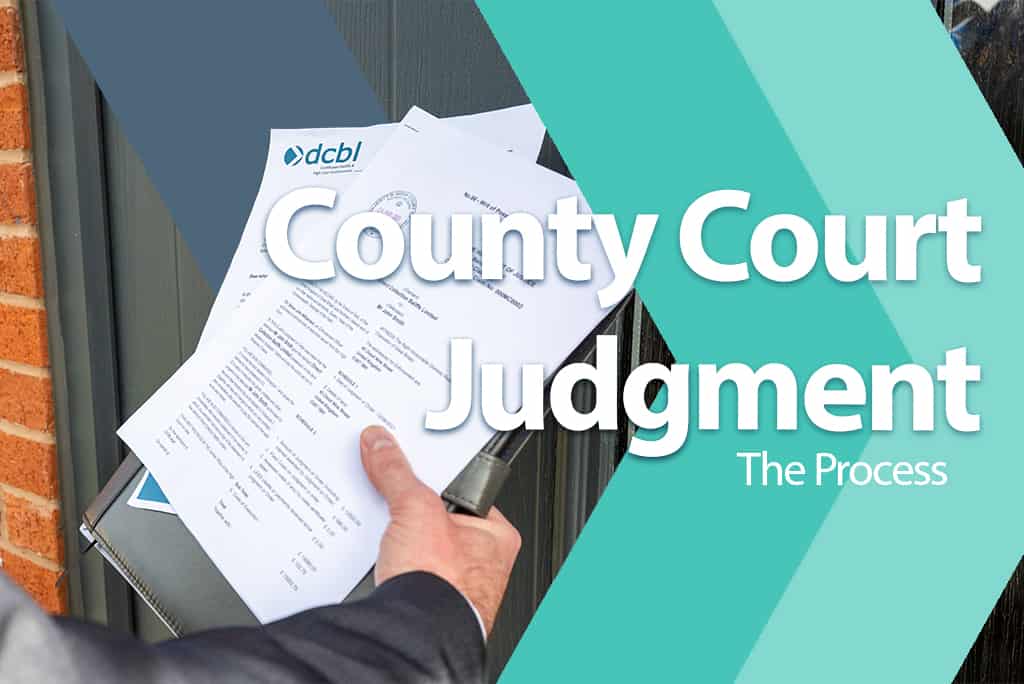 County court judgment process