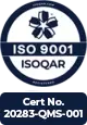 ISO 9001 ISOQAR Logo